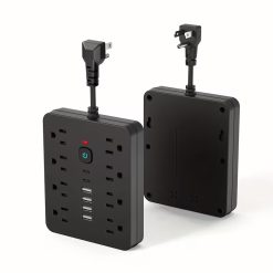 2-Pack Power Strip Surge Protector with USB and Type-C Ports
